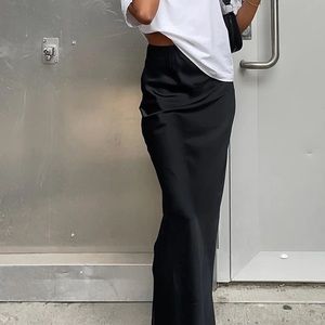 COPY - Utility “satin” Long Skirt